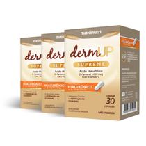 Kit 3 Dermup Supreme Hialurônico Maxinutri 30 Cápsulas