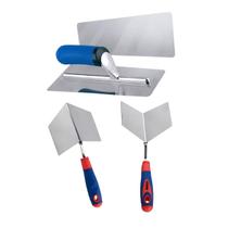 Kit 3 Desempenadeiras Roma Inox 12x28 Canto Int/Ext