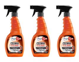 Kit 3 Desengordurantes Cozinha Ultra Forte Orange ProfisseIN