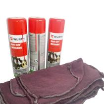 Kit 3 Desengripante Rost Off Mechanic 300ml - Wurth