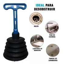 Kit 3 Desentupidores De Pia Lavatório Sanfonado Reforçados - Home Goods