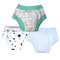 Kit 3 Desfralde Bebê Treinamento SafariV / Branco / Estrela Kit 3 Desfralde Bebê Treinamento SafariV / Branco / Estrela