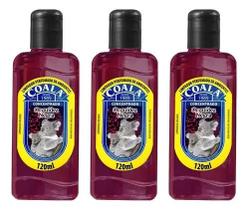 Kit 3 Desinfetante Concentrado de Ambiente 120ml Coala Orquídea Negra