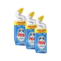 Kit 3 Desinfetante Gel Uso Geral Marine Pato Limpeza Profunda Squeeze 750ml