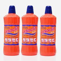 Kit 3 Desinfetante Multiuso 1 Litro Lysoclin Bruto Kit 3 Desinfetante Multiuso 1 Litro Lysoclin Bruto
