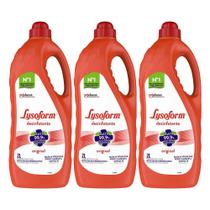 Kit 3 Desinfetante para Uso Geral Lysoform Original 2L cada