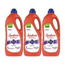 Kit 3 Desinfetante para Uso Geral Lysoform Suave Odor 2L cada