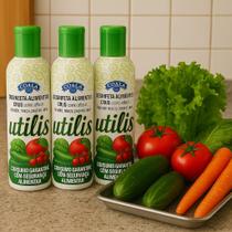 Kit 3 Desinfetante Utilis Coala para Alimentos 300ml Limpa Desinfeta frutas Verduras Legumes