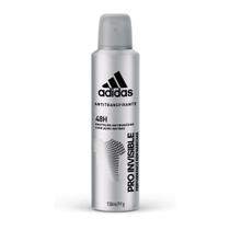 Kit 3 Desodorante Aerossol Adidas Masculino Pro Invisible 150ml