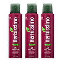 Kit 3 Desodorante Aerossol Herbíssimo Volcano 150 Ml - Dana Kit 3 Desodorante Aerossol Herbíssimo Volcano 150 Ml - Dana