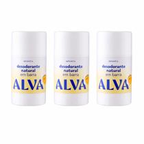 Kit 3 Desodorante Alva Infantil Natural Stick 33g Camomila Kit 3 Desodorante Alva Infantil Natural Stick 33g Camomila