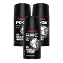 Kit 3 Desodorante Antitranspirante Axe Urban Invisible Anti Manchas Spray Aerosol 152ml