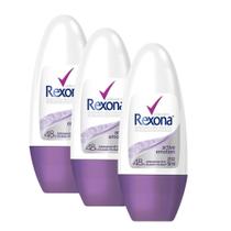 Kit 3 Desodorante Antitranspirante Rexona Active Emotion Women Roll-on com 50ml