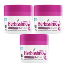 Kit 3 Desodorante Bioprotect Hibisco Herbíssimo 55G - Dana