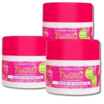 Kit 3 Desodorante Creme Buquê De Rosas