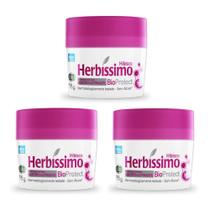 Kit 3 desodorante creme herbissimo bioprotect hibisco antitranspirante 55g Kit 3 desodorante creme herbissimo bioprotect hibisco antitranspirante 55g