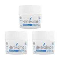 Kit 3 Desodorante Creme Herbissimo Talco Antitranspirante 55g Kit 3 Desodorante Creme Herbissimo Talco Antitranspirante 55g