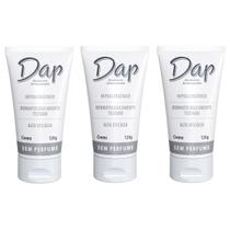 Kit 3 Desodorante Creme S/ Perfume Antitranspirante DAP 120G