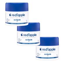 Kit 3 Desodorante Em Creme Acrópole 55G - Red Apple