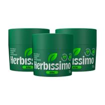 Kit 3 Desodorante Em Creme Antitranspirante Herbíssimo Action 55g
