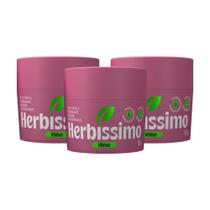 Kit 3 Desodorante Em Creme Antitranspirante Herbíssimo Hibisco 55g