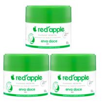 Kit 3 Desodorante Em Creme Erva Doce 55G - Red Apple Kit 3 Desodorante Em Creme Erva Doce 55G - Red Apple