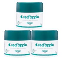 Kit 3 Desodorante Em Creme Herbal 55G - Red Apple