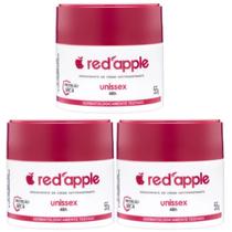 Kit 3 Desodorante Em Creme Unissex 55G - Red Apple