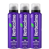 Kit 3 Desodorante Herbíssimo Care Masculino Snow Moon 150ml - Dana