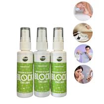 Kit 3 Desodorante P/ Tênis Spray Removedor Tira Chulé Block
