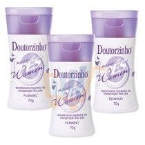 Kit 3 Desodorante Para Pés Doutorzinho Hidratante Anti Cheiro Women
