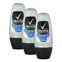 Kit 3 Desodorante Rexona Men Active Roll-on Antitranspirante 48h com 50ml