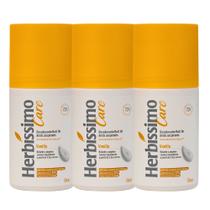 Kit 3 Desodorante Roll-On Vanilla Herbíssimo 50Ml - Dana