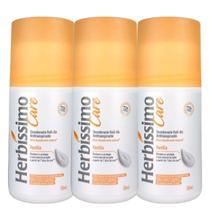 Kit 3 Desodorante Roll-On Vanilla Herbíssimo 50Ml - Dana