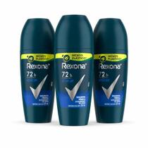 Kit 3 Desodorante Rollon Rexona Active Controle Inteligente 50ml Kit 3 Desodorante Rollon Rexona Active Controle Inteligente 50ml