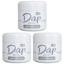 Kit 3 Desodorante S/Perfume/Suave/Masculino/Feminino DAP 55g