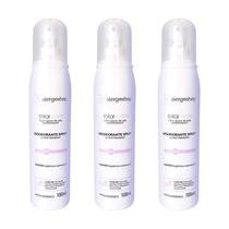 KIT 3 Desodorante Spray Le Fruit Hipoalergênico Total Care Alergoshop 100ml
