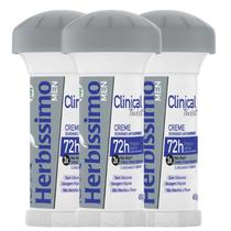 Kit 3 Desodorante Twist Clinical Men Herbíssimo 45G - Dana Kit 3 Desodorante Twist Clinical Men Herbíssimo 45G - Dana