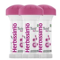 Kit 3 Desodorante Twist Hibisco Herbíssimo 45G - Dana