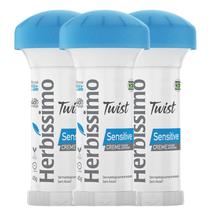 Kit 3 Desodorante Twist Sensitive Herbíssimo 45G - Dana