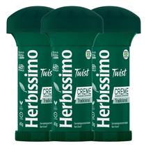 Kit 3 Desodorante Twist Tradicional Herbíssimo 45G - Dana - Dana Cosméticos