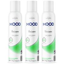 Kit 3 Desodorante Unissex Mood 150Ml - My Health