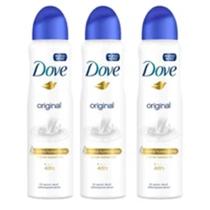 Kit 3 Desodorantes Antitranspirante Aerossol Dove Original 72 Horas 150ml