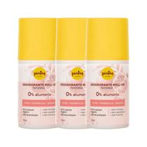 Kit 3 Desodorantes Roll-On Feminino Piatan Natural 75ml Kit 3 Desodorantes Roll-On Feminino Piatan Natural 75ml