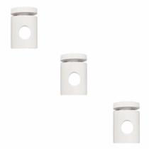 Kit-3 Desviador de Cabo Para Lustres e Pendentes e Luminária MD-6005/3 Branco