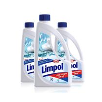 Kit 3 Detergente em Pó Máquina de Lavar Louças 1kg Limpol