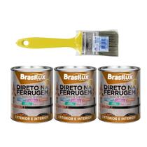 Kit 3 DF Tinta Para Ferrugem 900ml + Brinde