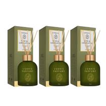 Kit 3 Difusor de Perfume Flor de Laranjeira Floral Cítrico 200ml Lenvie