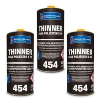 Kit 3 Diluente Thinner Pu 454 Poliéster Pu Sherwin Williams Kit 3 Diluente Thinner Pu 454 Poliéster Pu Sherwin Williams