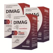Kit 3 Dimag Ultra 5 Mag 60 Cápsulas Maxinutri Kit 3 Dimag Ultra 5 Mag 60 Cápsulas Maxinutri